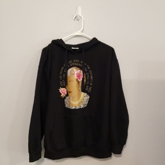 Maya Still I Rise Juniors Long Sleeve Graphic Sweatshirt Junior XS - Picture 7 of 12